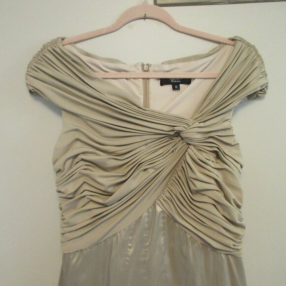 Tadashi Shoji Cream Maxi Dress - Picture 2 of 9